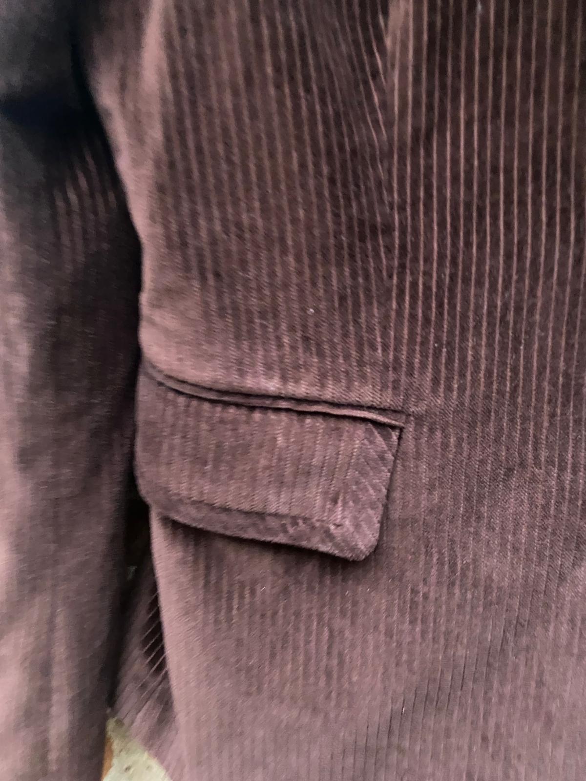 Blazer de pana marrón chocolate - talla M