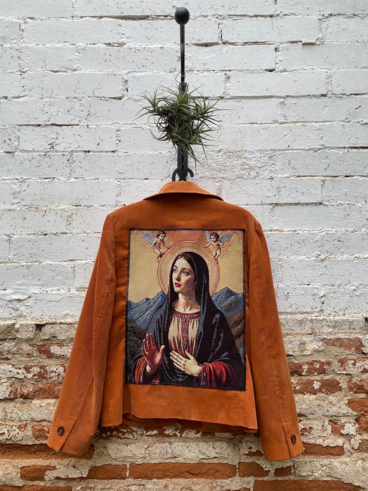 Blazer de pana naranja