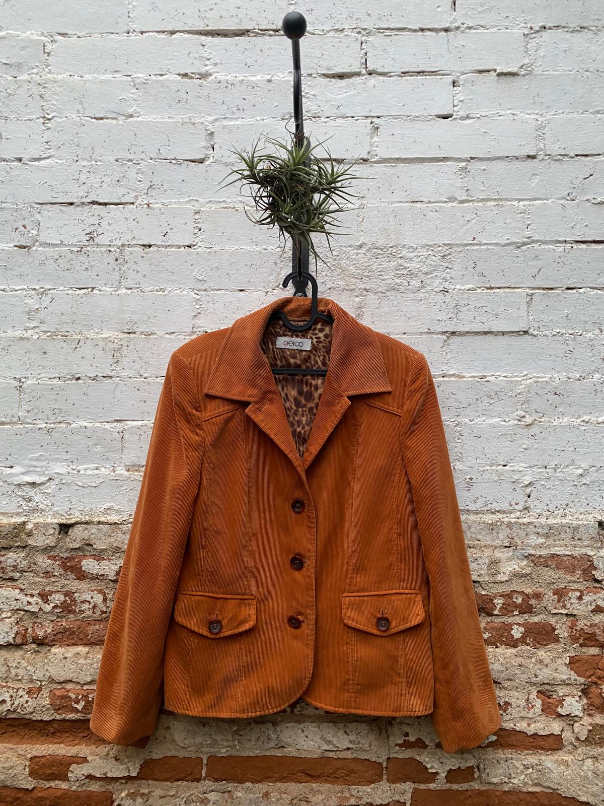 Blazer de pana naranja
