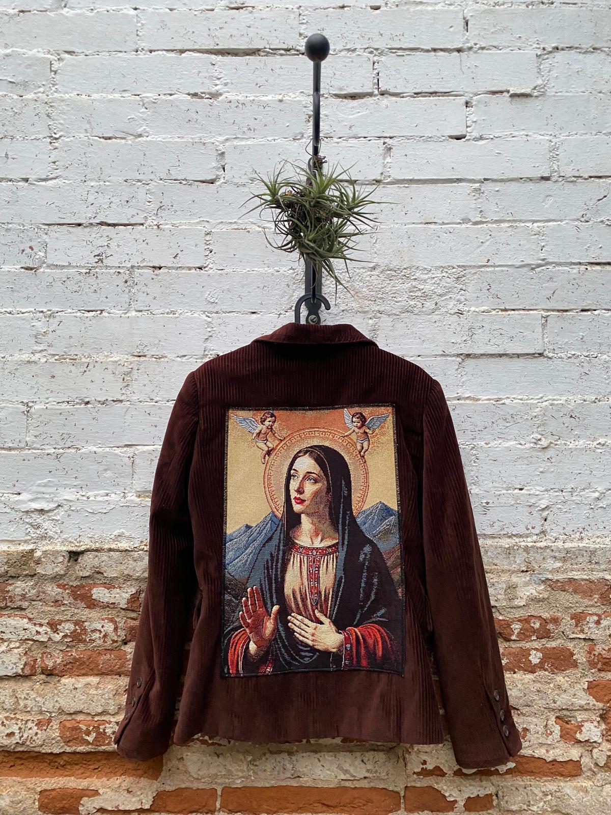 Blazer de pana marrón chocolate - talla M