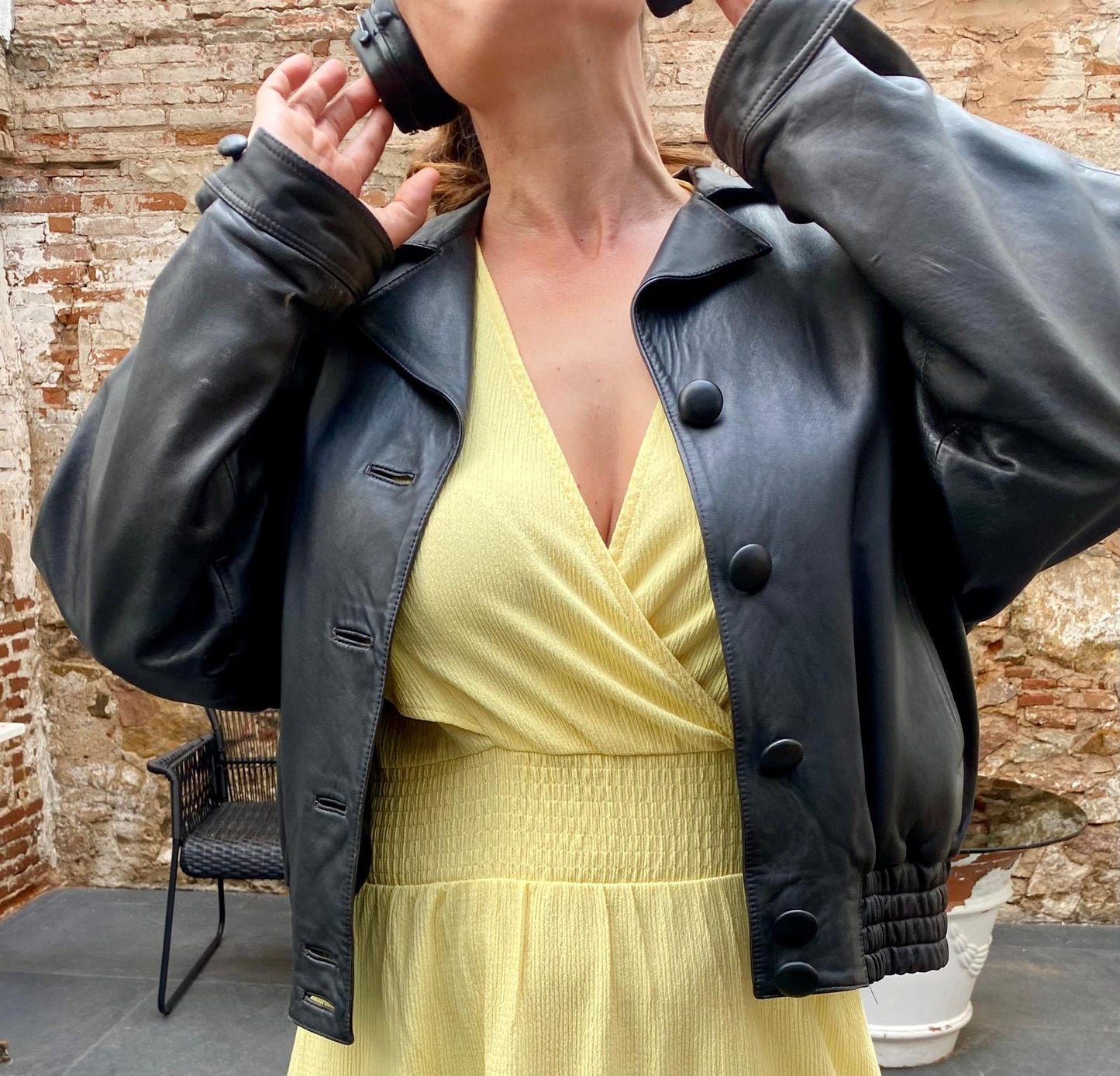 Chaqueta de piel - talla M