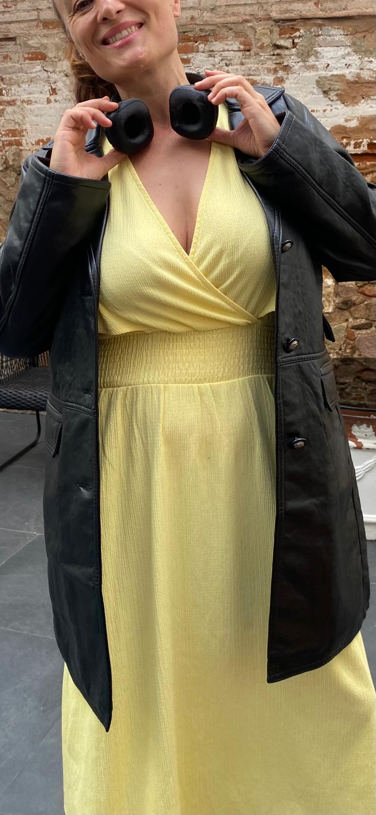 Chaqueta de piel - talla XL "oversize"