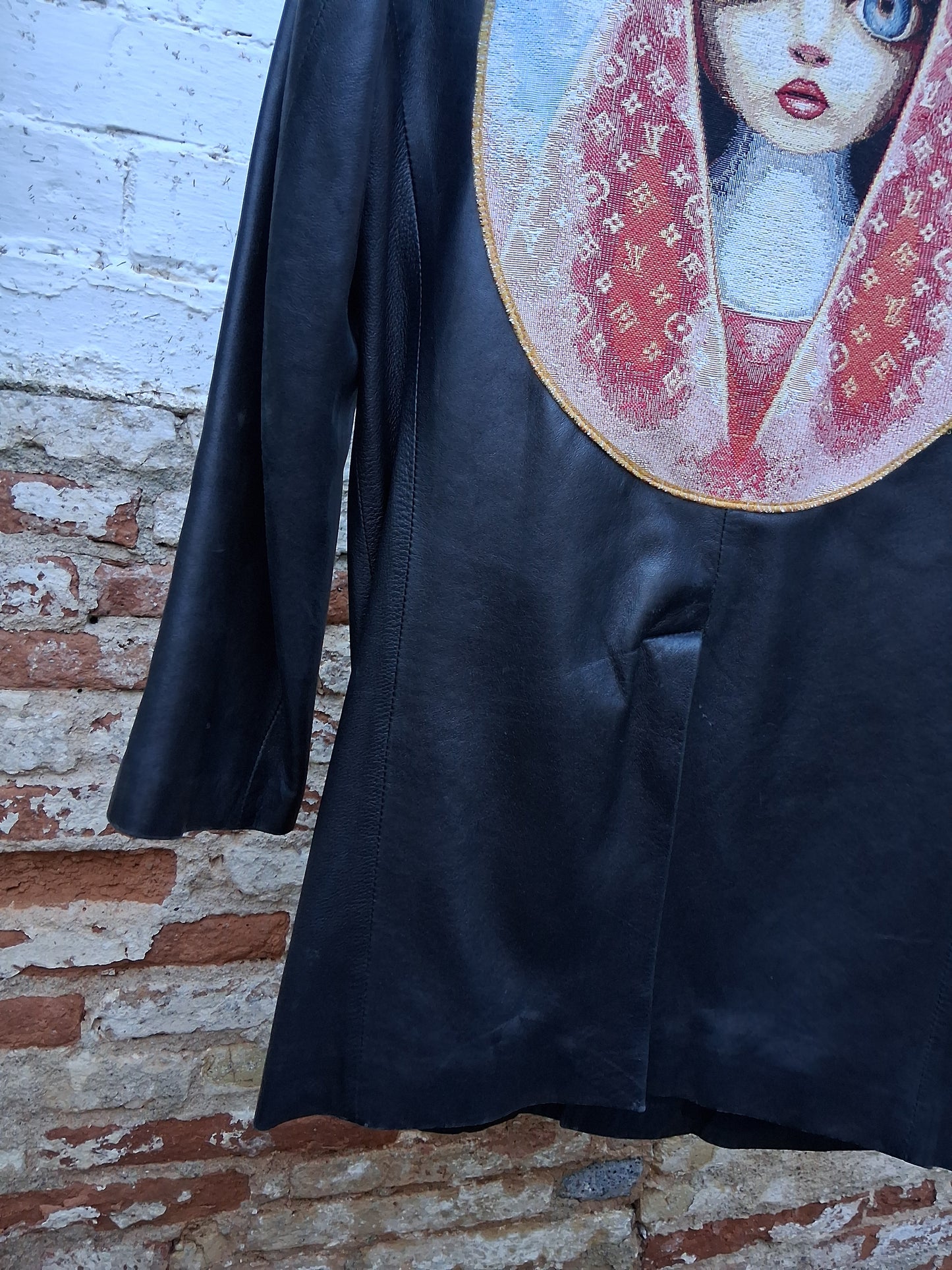 Chaqueta de piel talla L - Larga