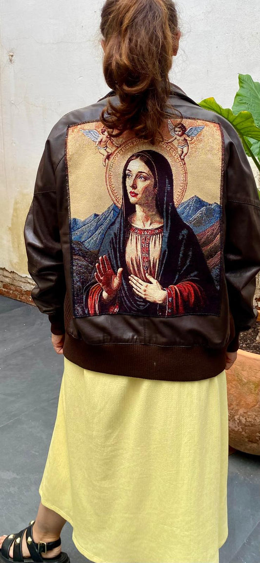 Chaqueta de cuero - talla M-L