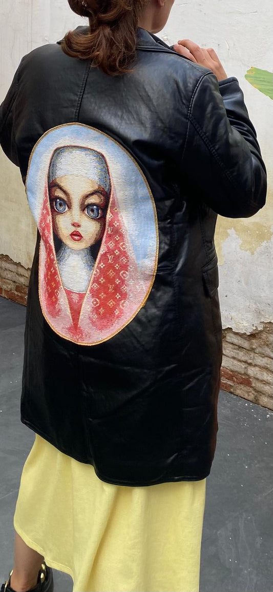 Chaqueta de piel - talla XL "oversize"