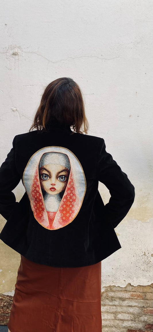 Blazer "Monja" terciopelo - talla M