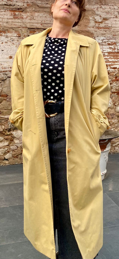 Gabardina beige larga L/XL