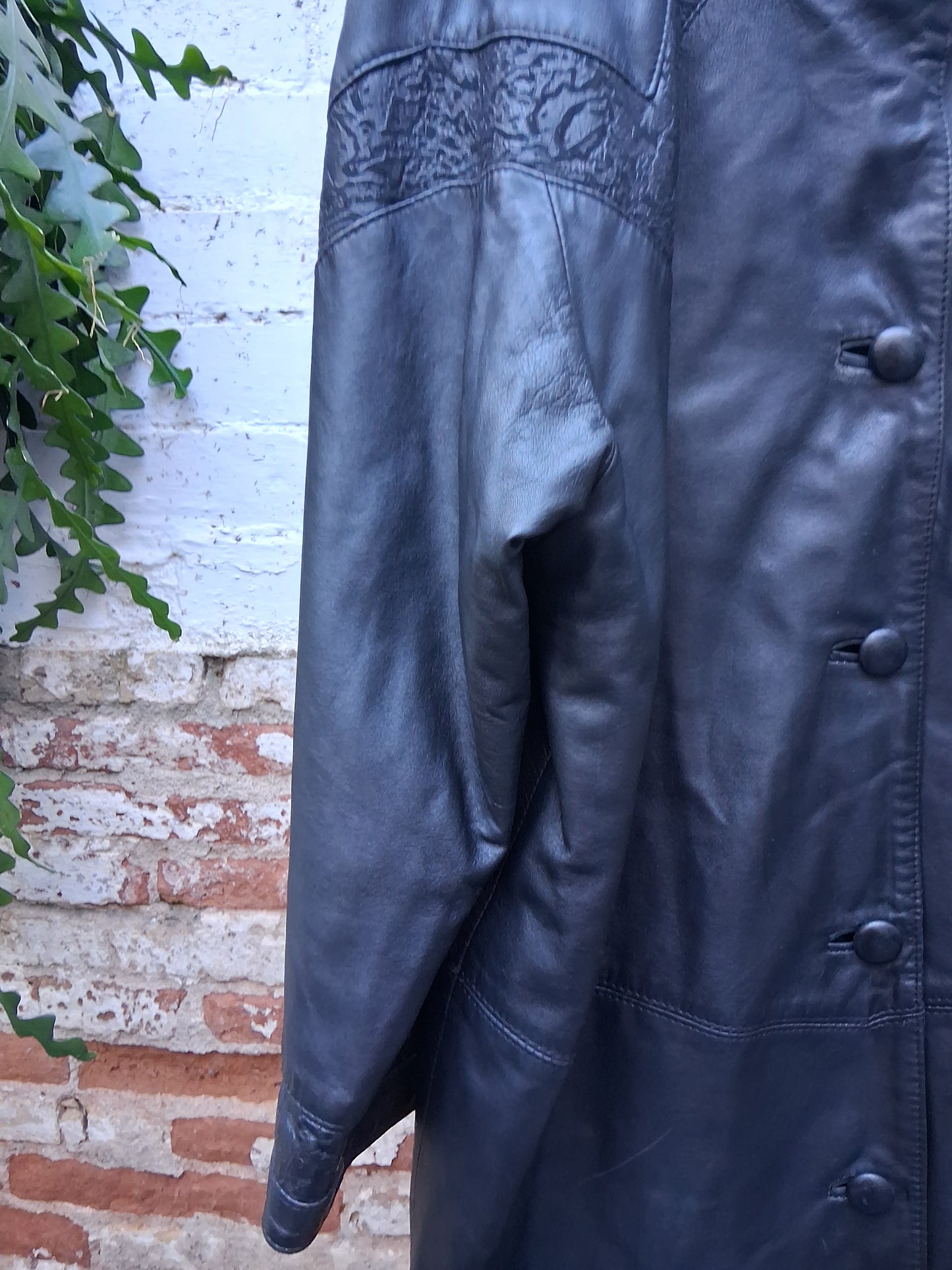 Chaqueta de piel talla L - Larga