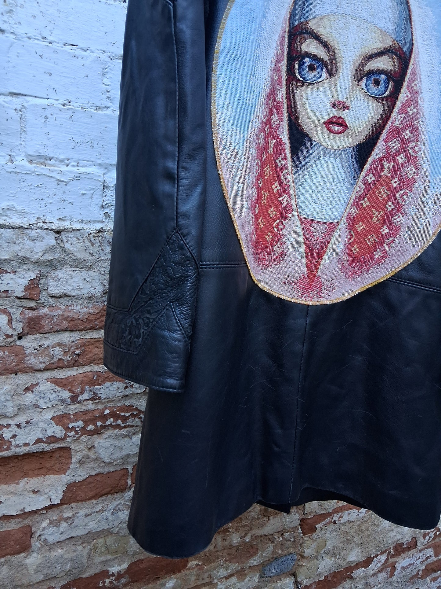 Chaqueta de piel talla L - Larga