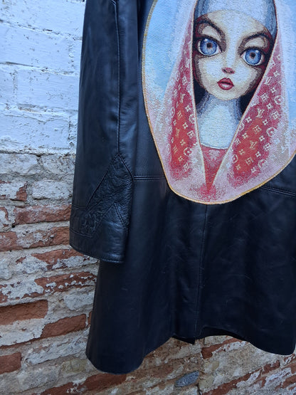 Chaqueta de piel talla L - Larga