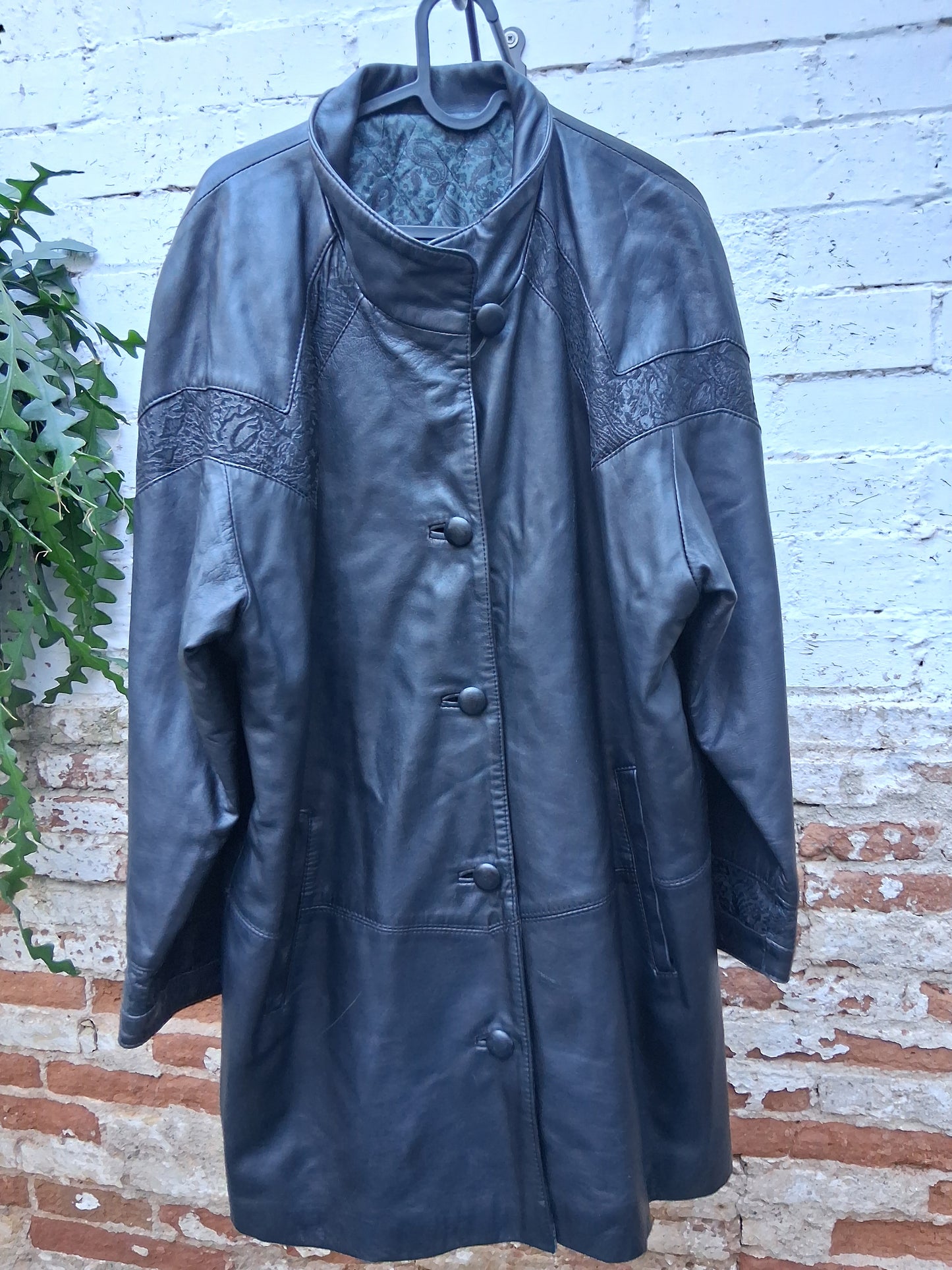 Chaqueta de piel talla L - Larga